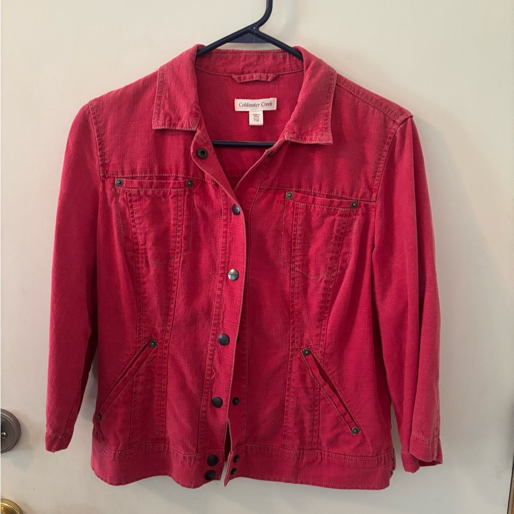 Coldwater Creek jacket size 10P - 3/4 length sleeves.